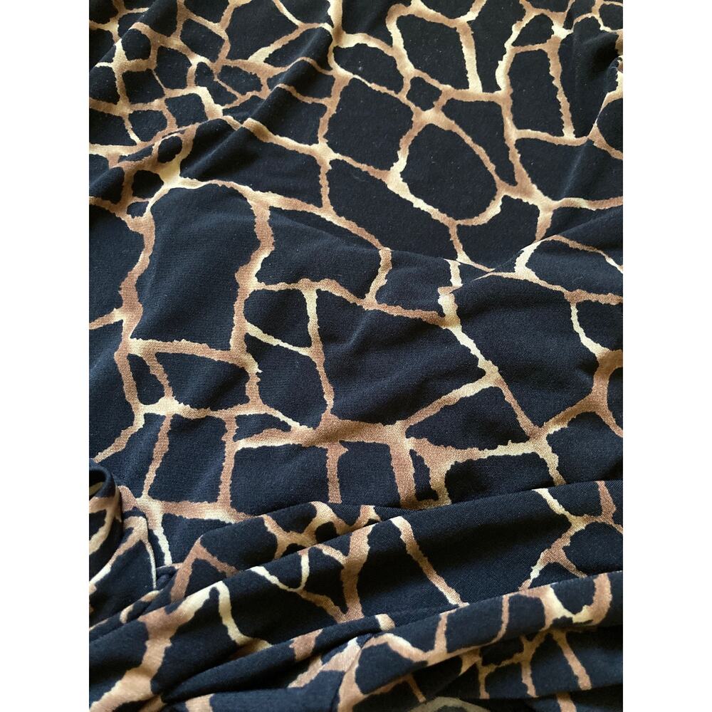 Nic & Dom Stretch Animal Print Pullover Top, Size 2XL - Picture 5 of 5
